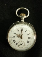 montre gousset galonne cylindre 10 rubis