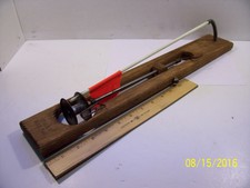 Vintage "Per's Shur-Tip" Wood / Metal Beaver Dam Type Ice Fishing Tip-Up