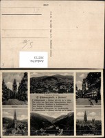 392733,Freiburg im Breisgau Totale Martinstor Münster Kirche Schwabentor Mehrbil