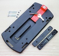 KLICKFIX RIXEN KAUL GEPÄCKTRÄGER ADAPTER MIT KLICK FIX SYSTEM KUPPLUNG + SCHLOSS