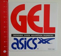 Aufkleber/Sticker: asics GEL (15061625)
