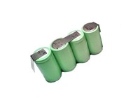  4 er Reihe  Akku Sub-C 3000 mAh | 4,8V  NiMh mit Lötfahne im Schrumpfschlauch 