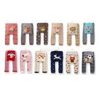 Lovely Baby Kids Toddler Cartoon Cute PP Pants Trousers Leggings Tight 0-2Y J64