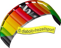 Symphony Pro 2.5 Rainbow Lenkmatte Invento HQ Lenkdrachen Kite Drachen