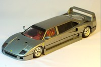 1:18 Ferrari F 40 Stretch Limo 4türig Silber Decarro