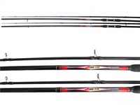 2 Shakespeare Carbon Karpfen Ruten Hechtrute Karpfenrute Grundrute neu