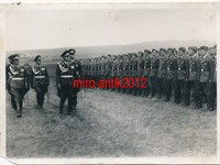 4 x Foto, Luftwaffe, Soldat aus Bad Harzburg, Appell