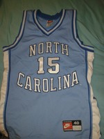 Nike North Carolina Authentic On Court Basketball Jersey 40 / M Jordan Carter
