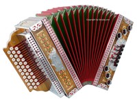 Steirische Harmonika Melodija Menges 3-reihig,B-Es-As