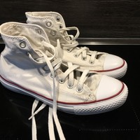 Converse Chucks All Star weiß  Sneaker used  getragen gebraucht Gr. 40