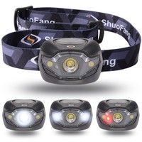 Mächtig CREE LED Stirnlampe Taschenlampe Kopflampe Headlamp 3X Batterie LD412