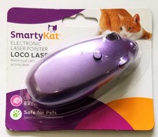 New & Sealed SmartyKat Loco Interactive Laser Pointer Cat Toy - Purple