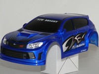 Karosserie Subaru 1:16 blau Karo-141