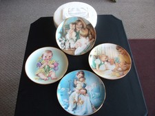 Danbury Mint Set of Four "Young Innocence" by Kathy Lawrence Collector Plates