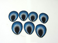 New 10pcs Embroidered Cloth Iron On Patch Sew Motif Applique peacock eye KQY-17