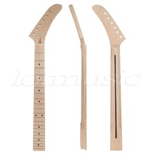 Banana  Electric Guitar Neck Dot Inlay 22 Fret Maple For ST Parts Replacement