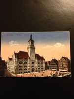 Postkarte Stuttgart Rathaus um 1920