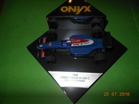 Modellauto Formel 1 1:43 TYRELL YAMAHA O20C Blau Ukyo Katayama ONYX Sammlerstück