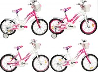 16"20" ZOLL KINDERFAHRRAD MÄDCHEN KINDER RAD PRINZESSIN PINK WEISS MIT RÜCKTRITT