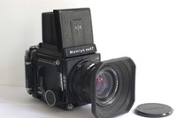 Mamiya RB67 Pro-S mit Sekor-C 65mm/1:4,5 und 120-er Rollfilmmagazin