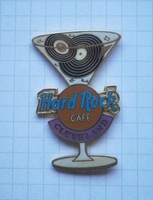 HARD ROCK CAFE CLEVELAND MARTINI GLASS SERIES  LE ... Pin (19g)