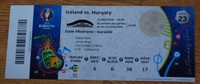 Sammler Used Ticket UEFA EURO France Match #23 Island Ungarn Iceland Hungary