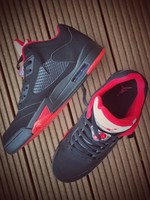 NiKE JORDAN V 5 RETRO LOW BLACK GYM RED w NEU EU 47,5 US 13 819171-001