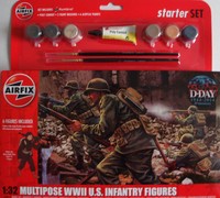 AIRFIX® A55212  WWII U.S.Infantry Multipose Figuren in 1:32