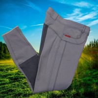 Reithose Sonnenreiter Perth,Vollbesatz Sonnenreiter, hellgrau, Größe 76