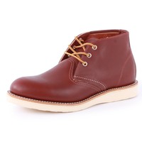 Red Wing 3139 Mens Chukka Boots Leather Dark Red New Shoes Size 7,10,11 UK
