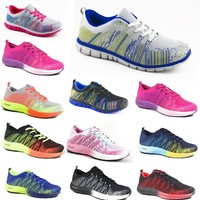 NEU!!! HERREN DAMEN Sportschuhe SNEAKERS Neon Laufschuhe TURNSCHUHE SCHUHE 