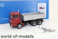 Conrad 77181/06 MAN TGS EURO 6 Meiller 3achs Dreiseitenkipper 1:50 NEU in OVP