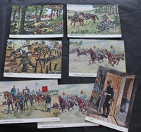 Original Nachlass 7 Postkarten Serie 1. und 2. WK
