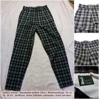 Golfino Donna 34 XS hochwertig Golf Golfhose karriert