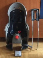 Hamax Kindersitz Siesta Befestigung Rahmenrohr grau/schwarz Fahrrad
