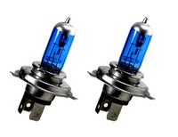 2 x Xenon Optik Halogen Glühlampen - Super Weiß extrem hell H4 60/55 Watt 