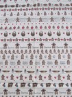 1 Yard Vintage Gingerbread Man Dianna Marcum Marcus Bros Cotton Fabric RARE OOP