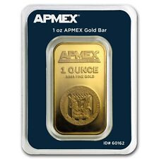 1 oz Apmex Gold Bar - Tamper Evident Packaging - Sku #60162