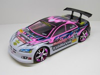 RC CAR KAROSSERIE 1:10 "DOSTRA" 190MM BREITE TRIBAL LOOK PINK SCHWARZ # HX023B