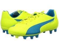 Puma evoSPEED 5.4 FG Jr Unisex-Kinder Fußballschuhe gelb blau 103293 *NEU*