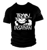 Dragon Ball Z bodybuilding training fitness Muskel T-Shirt Top kleidung