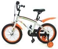 Fahrrad 16'' Kinderfahrrad Orange Kinderfahrzeug Stützräder 