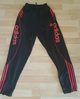 Adidas Herren Sporthose Training Hose Climalite schwarz rot  Gr. M eng anliegend