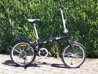 Klappfahrrad Klapprad Faltrad 20 Zoll /16kg/ 6 Gang Camping /schwarz oder silber