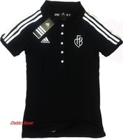 Adidas FC Basel Damen Polo Polohemd T-Shirt Hemd Sport Fußball Schwarz XS M XL