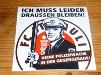 4 AUFKLEBER VON ULTRAS ST.PAULI  "NEU"   ( GRÖßE ca. 10,5 X 10,5 cm )