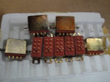 9 Ea Deutsch JAN Mil Spec M83536/2-024M 28Vdc Military Relays DPDT