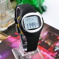 LED Pulse Herzfrequenz Pulsuhr Kalorien Pulsmesser Fitness Uhr Rate Watch CY