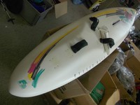 älteres Surfboard f2 Bullit in Topzustand 295x60cm 112Liter Vol. Made in Austria