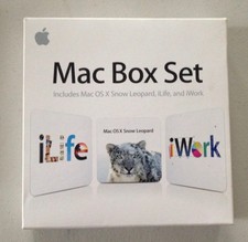 Apple Mac OS X v10.6 Snow Leopard Box Set iLife iWork